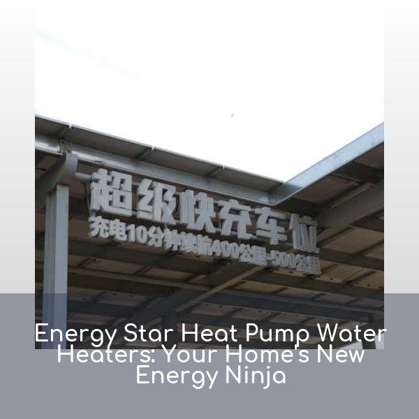 Energy Star Heat Pump Water Heaters: Your Home's New Energy Ninja